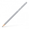 Lot de 2 crayons graphite - HB - Grip 2001 - Gomme blanche - Faber-Castell