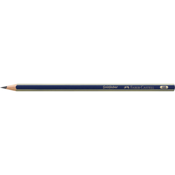 Crayon graphite - 6B - Gris - Goldfaber 1221 - Faber-Castell