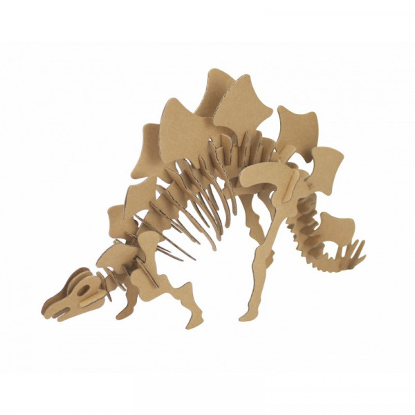 photo-Petit dinosaure en carton - A assembler - Stégosaure - CTOP