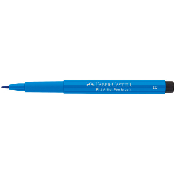 photo-Feutre à dessin - Pointe pinceau - Bleu phtalo - Pitt Artist - Faber-Castell