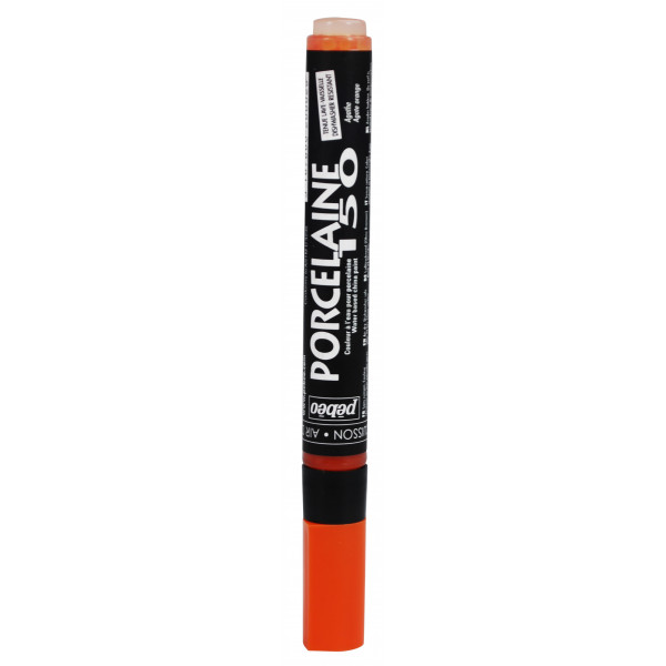 photo-Feutre pour porcelaine - Pébéo - Porcelaine 150 - Pointe normale 1,2mm - Orange