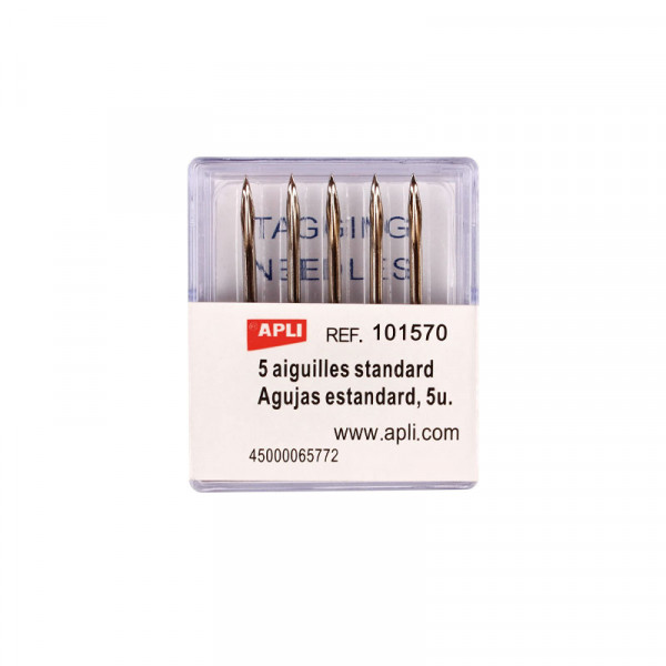 Boite de 5 aiguilles standard pour pistolet textile - Api 101570 | Surdiscount