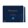 Etui de 8 cartouches longues standard d'encres bleu sérénité - Waterman S0110860 | Surdiscount