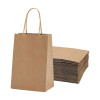 photo-Lot de 50 sacs kraft 24cm x 10cm x 32cm - Apli