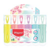 Etui de 6 surligneurs Classic Pastel - Fluo Pep's Maped | Surdiscount