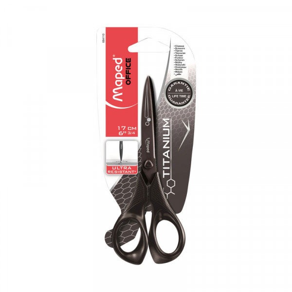 Ciseau Titanium 17cm Symétrique - Maped Office - Surdiscount