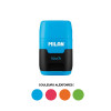 Boîtier taille-crayons et gomme Touch - Milan compact | Surdiscount