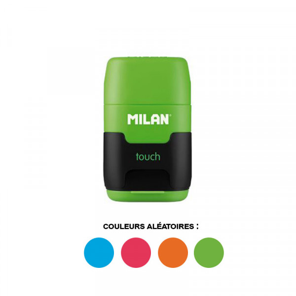 Boîtier taille-crayons et gomme Touch - Milan compact
