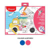 Etui de 15 papiers magiques à effets à colorier A4 - Maped