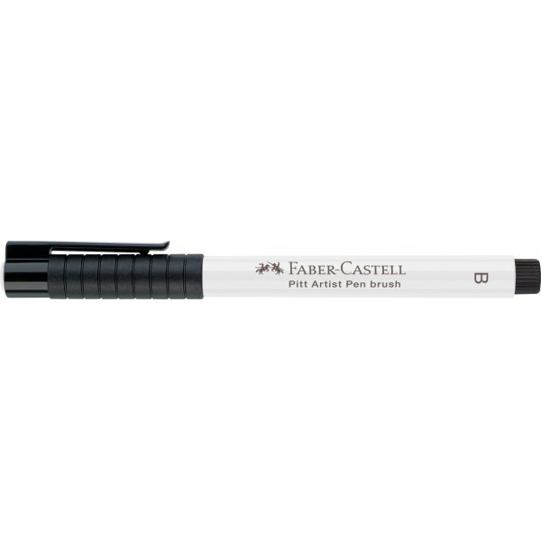 Feutre à dessin - Pointe pinceau - Blanc - Pitt Artist - Faber-Castell