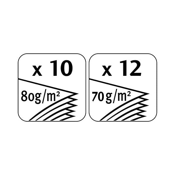 Perforateur de bureau - 4 trous - Métal - 10 à 12 feuilles - Maped Office