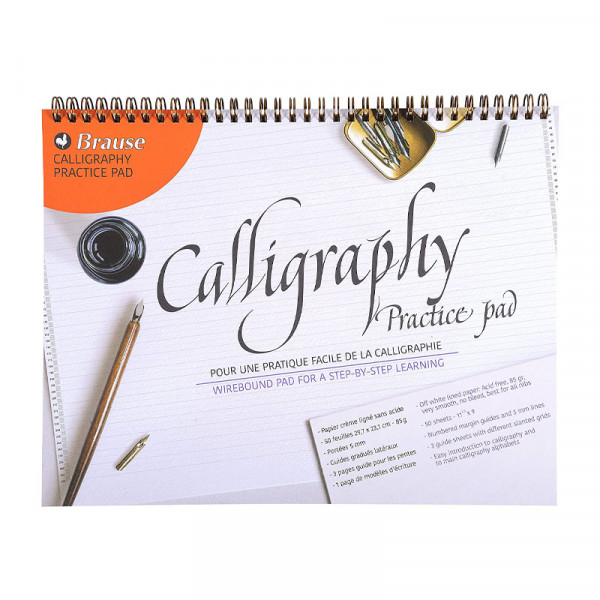 Bloc de calligraphie d'apprentissage - 29,7x23,1 - 50 feuilles - Clairefontaine | Surdiscount