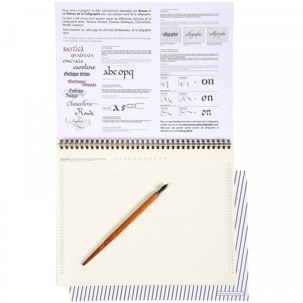 Bloc de calligraphie d'apprentissage - 29,7x23,1 - 50 feuilles - Clairefontaine