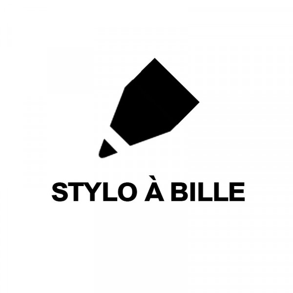 Stylo à bille - Noir - Rétractable - Mine 0,7mm - Rhodia - Collection scRipt