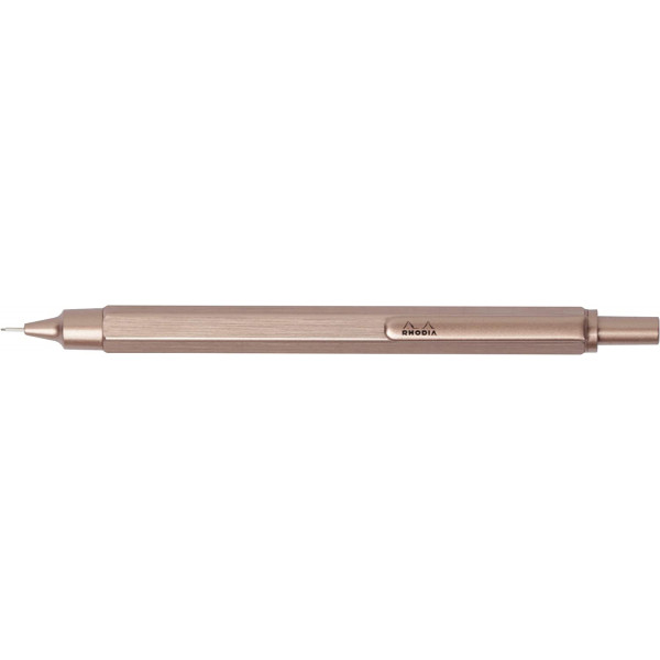 Porte-mines - Bois de rose - Rétractable - Mine 0,5mm - Rhodia - Collection scRipt