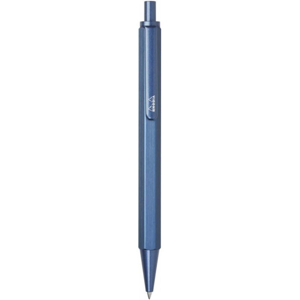 photo-Stylo à bille - Bleu Navy - Rétractable - Mine 0,7mm - Rhodia - Collection scRipt