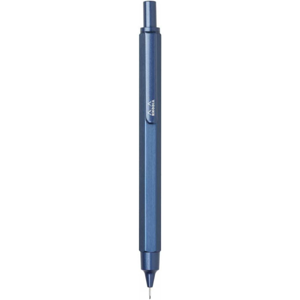 photo-Porte-mines - Bleu navy - Rétractable - Mine 0,5mm - Rhodia - Collection scRipt