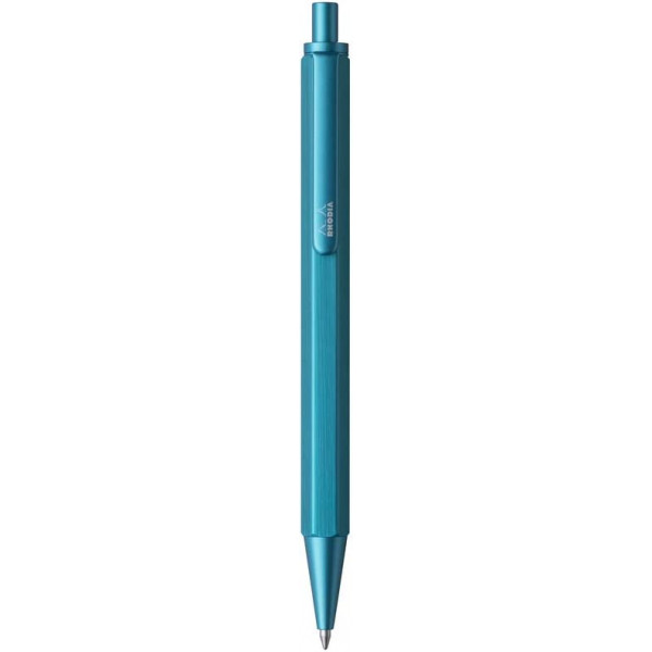 photo-Stylo à bille - Turquoise - Rétractable - Mine 0,7mm - Rhodia - Collection scRipt