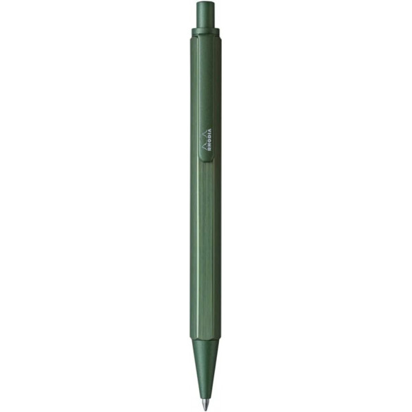 photo-Stylo à bille - Vert sauge - Rétractable - Mine 0,7mm - Rhodia - Collection scRipt