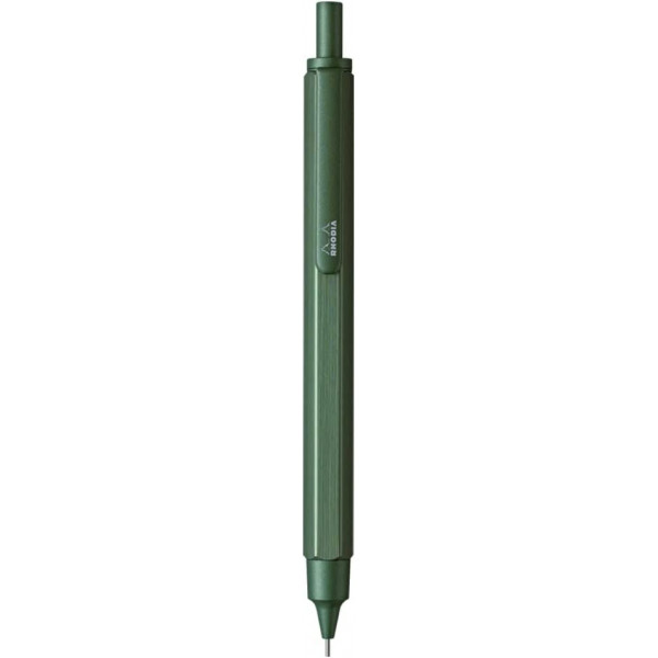photo-Porte-mines - Vert sauge - Rétractable - Mine 0,5mm - Rhodia - Collection scRipt