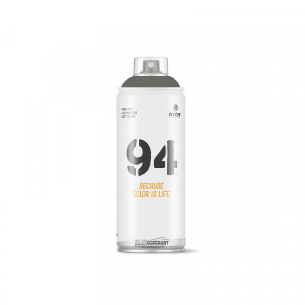 photo-Bombe de peinture MTN 94 - noir mat transparent
