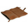 Trousse - Marron - Plate - Cuir véritable - Flying Spirit - Clairefontaine