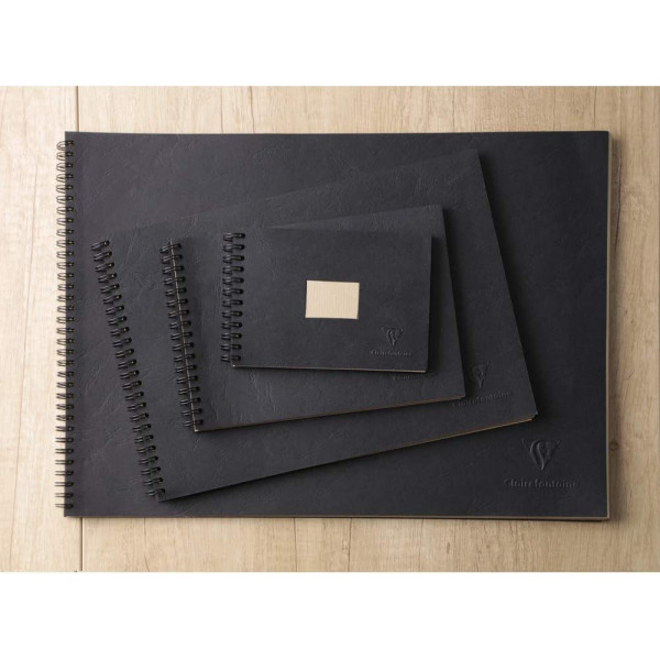 Carnet - Album - A4 21 x 29,7 cm - Avec spirales - Papier kraft - Clairefontaine