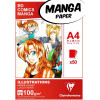 photo-Bloc dessin - A4 21 x 29,7cm - BD Comics Manga - Papier layout - Clairefontaine