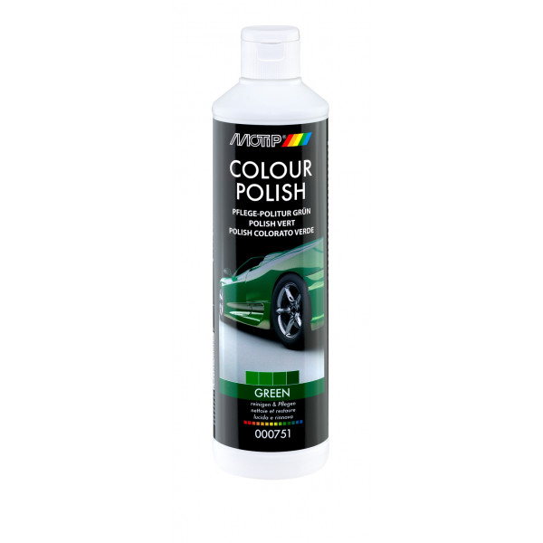 photo-Polish Motip pour voiture pigmenté vert bidon de 500ml