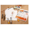 Bloc dessin - B4 25,7 x 36,4 cm - Manga et Comics - Papier imprimé avec cases - Clairefontaine