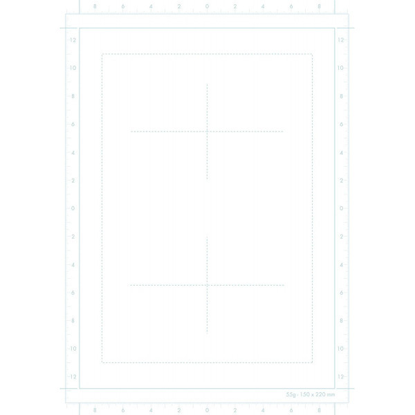 Bloc dessin - B4 25,7 x 36,4 cm - Manga et Comics - Papier imprimé avec cases - Clairefontaine