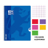 Cahier - 24x32(cm) - Grands carreaux - 100 pages - couverture en polypro - à spirale - Oxford - OpenFlex | Surdiscount