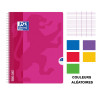 Cahier - 24x32(cm) - Grands carreaux - 100 pages - couverture en polypro - à spirale - Oxford - OpenFlex