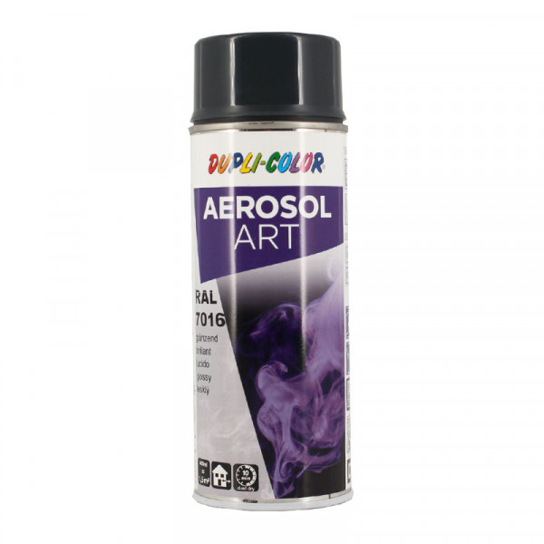 photo-Bombe de peinture - Gris anthracite - RAL 7016  - Duplicolor - 400 ml