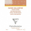 photo-Papier millimétré - A4 - Bloc de 50 feuilles - Dessin, croquis - Clairefontaine