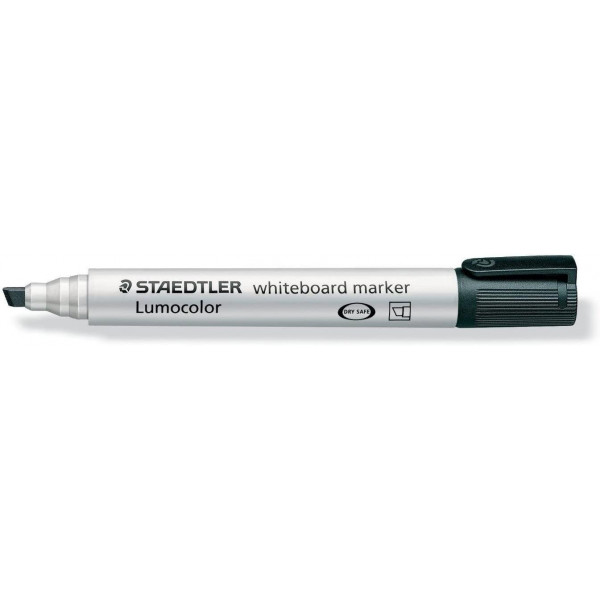 photo-Marqueur effaçable - Pour ardoise tableau blanc - Noir - Pointe Biseautée - Staedtler