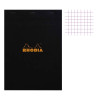 photo-Bloc notes - A6 - 10,5x14,8 cm - Petits Carreaux - 80 feuilles - Noir - Rhodia