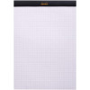 Bloc notes - 8,5 x 12 cm - Petits Carreaux - 80 feuilles - Noir - Rhodia