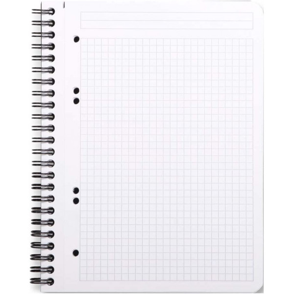 Bloc notes - Cahier - A4 - Petits Carreaux - 160 pages - Avec spirale - Rhodia
