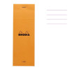 photo-Bloc notes - Shopping -  7,4 x 21 cm - Lignes - 80 feuilles - Orange - Rhodia
