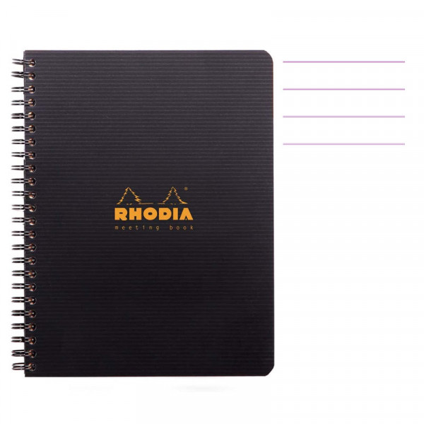 photo-Bloc notes - Cahier - A4 - 21x29,7 cm - Lignes - 160 pages - Rhodia