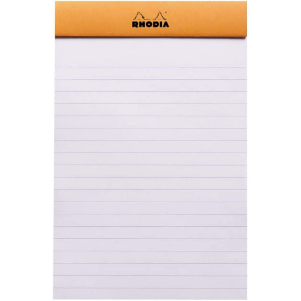 Bloc notes - 11x17 cm - Lignes - 80 feuilles - Rhodia
