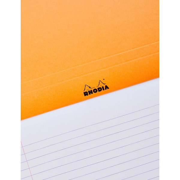Bloc notes - A4 - 21x29,7 cm - Lignes - 80 feuilles - Rhodia