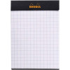 Bloc notes - A5 - 14,8x21 cm - Petits Carreaux - 80 feuilles - Noir - Rhodia