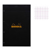 photo-Bloc notes - A4 - 21x29,7 cm - Petits Carreaux - 80 feuilles - Perforées - Rhodia