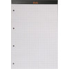 Bloc notes - A4 - 21x29,7 cm - Petits Carreaux - 80 feuilles - Perforées - Rhodia