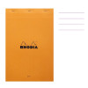 photo-Bloc notes - A4 - 21x29,7 cm - Lignes et marges - 80 feuilles  - Rhodia