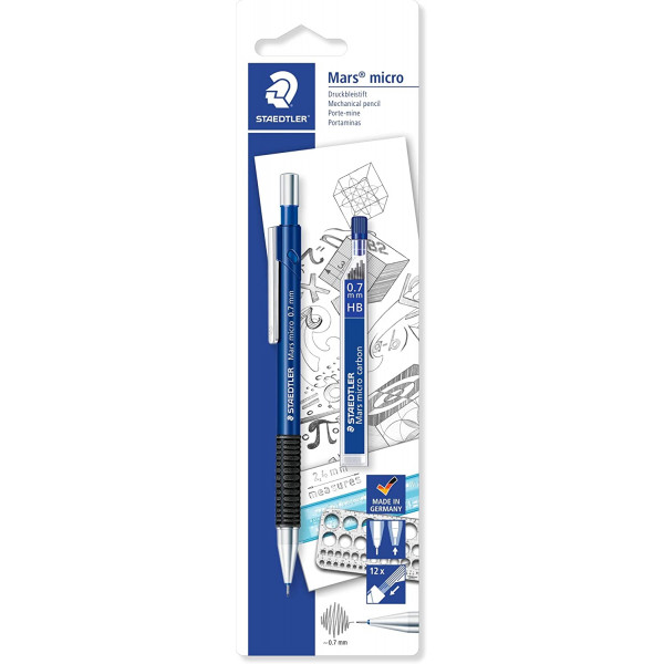 photo-Porte-mine - Critérium - Mine 0.7mm - HB - Recharge de mines - Staedtler