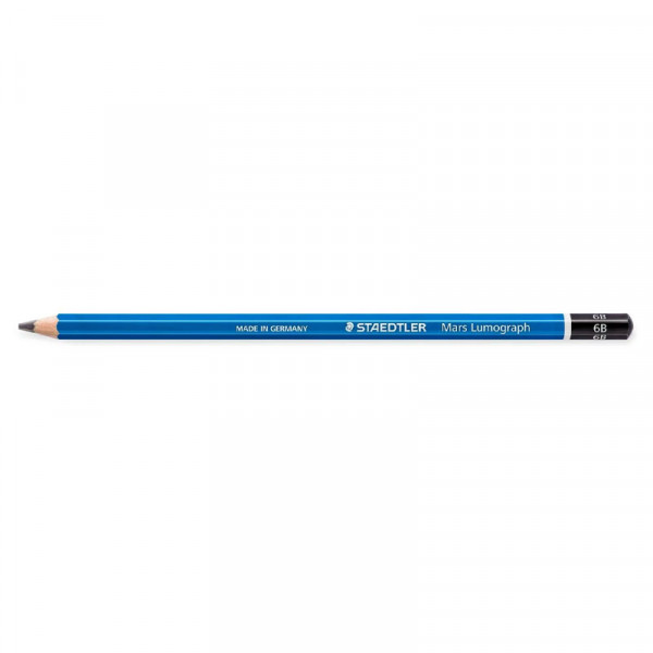 photo-Crayon graphite - Mine 6B - Mars Lumograph 100 - Staedtler