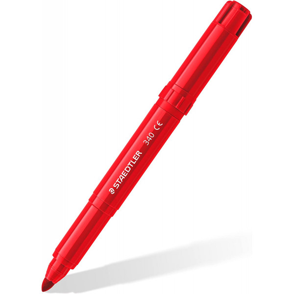 12 feutres de coloriage - Mine extra large -  Encre lavable - Staedtler - Noris Club